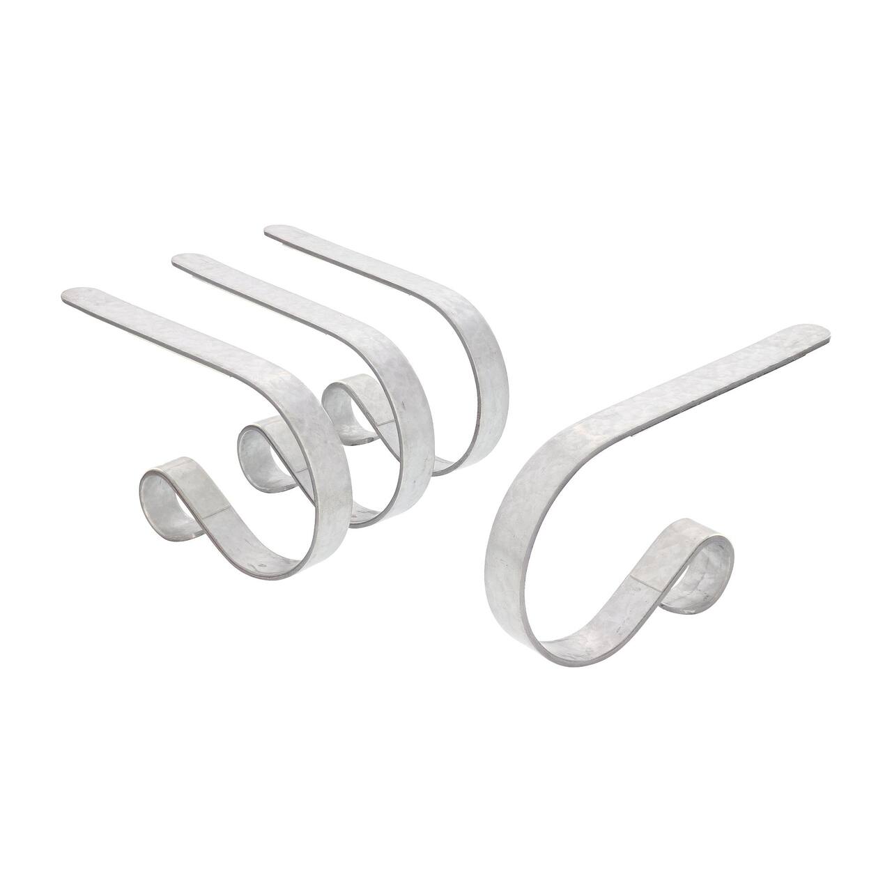 Original MantleClip® Galvanized Stocking Holders, 4ct.